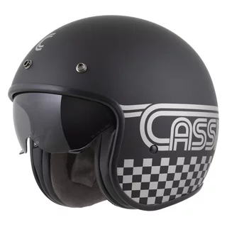 Motorcycle Helmet Cassida Oxygen Rondo 2.0 Matte Black/Silver