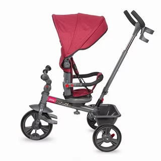 Three-Wheel Stroller w/ Tow Bar Coccolle Primo - Magenta