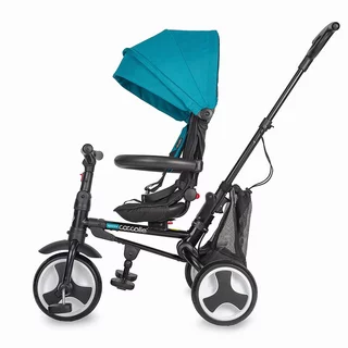 Three-Wheel Stroller w/ Tow Bar Coccolle Spectra - Turquoise Tide