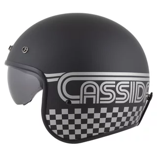 Motorcycle Helmet Cassida Oxygen Rondo 2.0 Matte Black/Silver