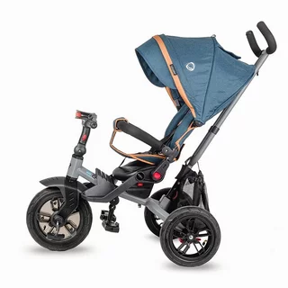 Three-Wheel Stroller w/ Tow Bar Coccolle Pianti - True Blue