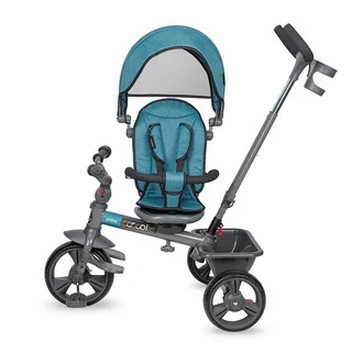 Three-Wheel Stroller w/ Tow Bar Coccolle Primo - Magenta