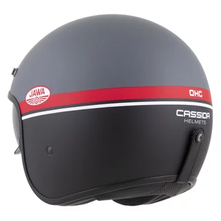Motorcycle Helmet Cassida Oxygen Jawa OHC 2.0 Matte Gray/Red/Black/White