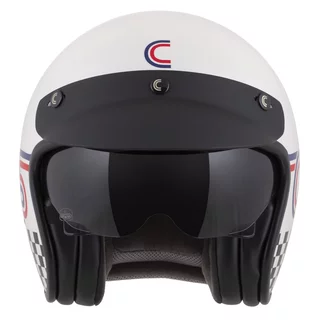 Motorcycle Helmet Cassida Oxygen Rondo 2.0 Pearl White/Red/Blue/Black