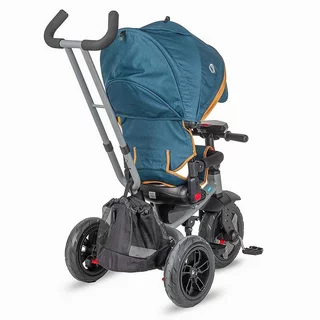 Three-Wheel Stroller w/ Tow Bar Coccolle Pianti - True Blue