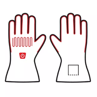 Heated Ski/Motorcycle Gloves Glovii GS8 - Grey