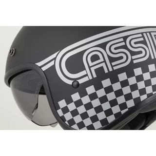 Motorcycle Helmet Cassida Oxygen Rondo 2.0 Matte Black/Silver