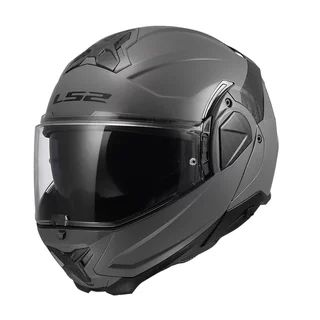 Flip-Up Motorcycle Helmet LS2 FF910 Advant II Solid Nardo Gray P/J