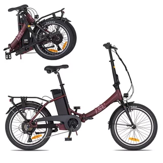 Folding E-Bike inSPORTline ISL Felior 468 Wh 20” – 2026 - Velour Red