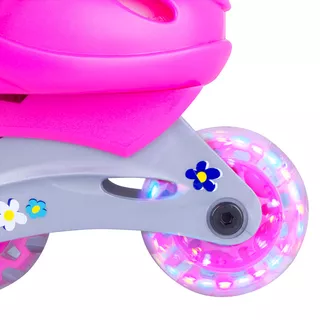 Children’s Inline Skates Set WORKER Polly LED – with Light-Up Wheels