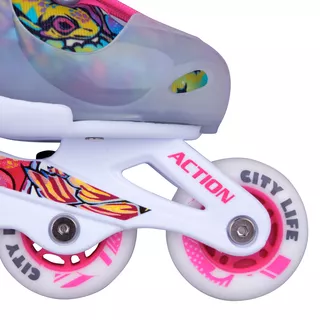 Adjustable Children’s Inline skates with Light-Up Wheels Action Doly