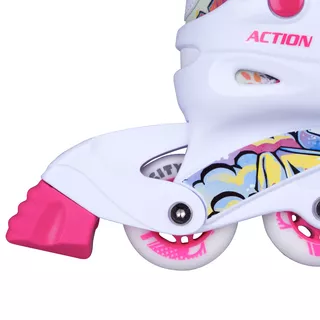 Adjustable Children’s Inline skates with Light-Up Wheels Action Doly