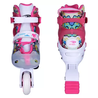 Adjustable Children’s Inline skates with Light-Up Wheels Action Doly