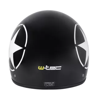 Scooter Helmet W-TEC FS-710S Revolt Black - Black + Star