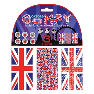Universal Multi-Functional Neck Warmer Oxford Comfy 3-Pack - Grafitti Mono