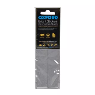 Self-Adhesive Reflective Bright Stickers Oxford 25 x 150 mm, 4 Pcs