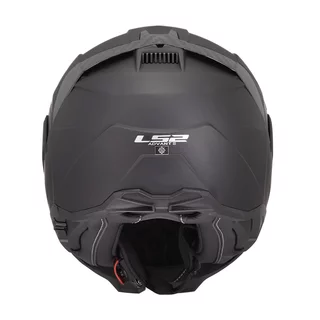 Flip-Up Motorcycle Helmet LS2 FF910 Advant II Solid Matte Black P/J