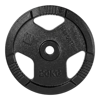 Cast Iron Weight Plate inSPORTline Hamerton Black 20 kg, 30 mm