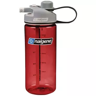 Sports Water Bottle NALGENE MultiDrink Sustain 600 ml - Purple - Red