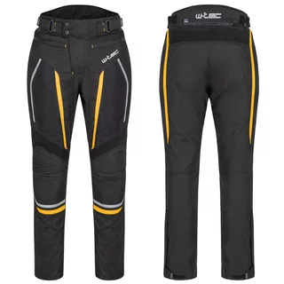 Men’s Summer Motorcycle Pants W-TEC Toranio - Black-Yellow