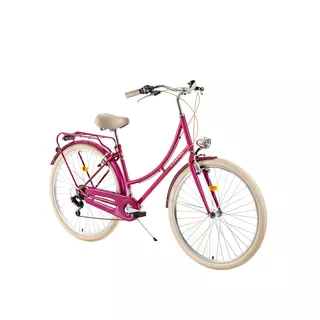 Urban Bike DHS Citadinne 2634 26” – 2018 - Orange - Dark Pink