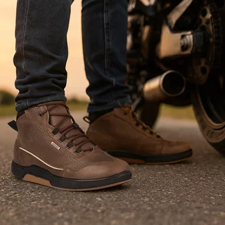 Motorcycle Boots W-TEC Colton - Brown
