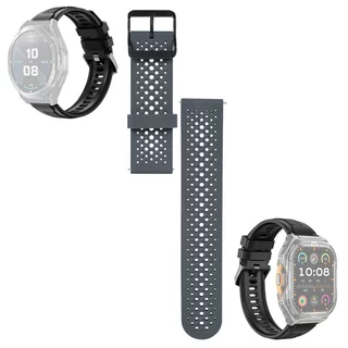 Replacement Strap for Smart Watches inSPORTline Rodamo & Zakuro, Perfo Gray