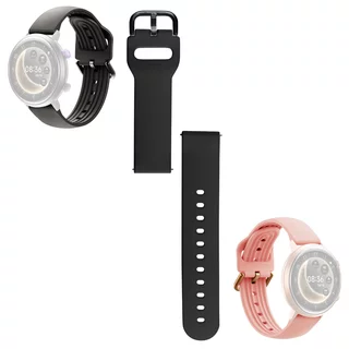 Replacement Strap for Smart Watches inSPORTline Manzon & Brosel, Black