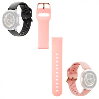 Replacement Strap for Smart Watches inSPORTline Manzon & Brosel, Pink