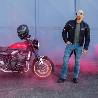 Motorcycle Jacket W-TEC Adam - Black