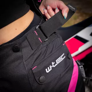 Women’s Motorcycle Pants W-TEC Durmanes Lady - Black-Pink