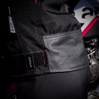 Women’s Motorcycle Jacket W-TEC Durmana - Black-Pink