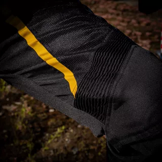 Men’s Summer Motorcycle Pants W-TEC Toranio - Black-Yellow