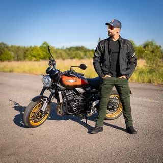 Men’s Motorcycle Pants BOS Cargo D - Black