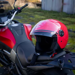 Open-Face Helmet W-TEC Bareiro Amaranto