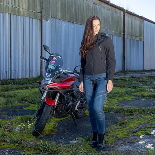 Women’s Motorcycle Jeans W-TEC Dynetis Lady - Blue