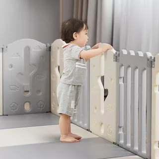 Plastic Playpen inSPORTline Bufalino 10+2 127 x 160 x 64 cm