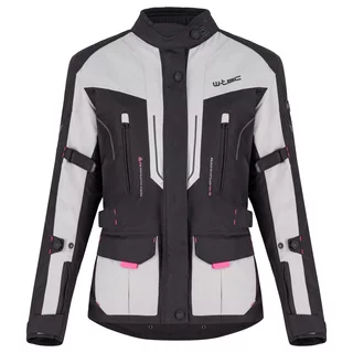 Women’s Motorcycle Jacket W-TEC Xenia - Black-Grey