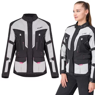 Women’s Motorcycle Jacket W-TEC Xenia - Black-Grey