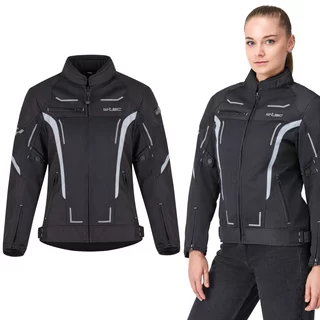 Women’s Summer Motorcycle Jacket W-TEC Mirelia - Black-Grey