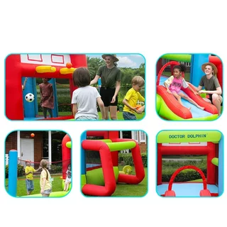Inflatable Bounce House Doctor Dolphin Tennis & Soccer 72013