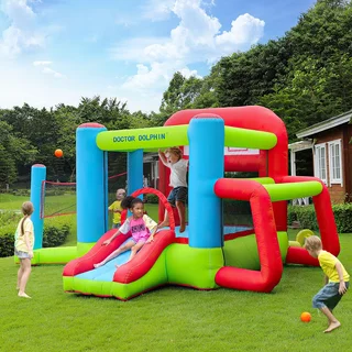 Inflatable Bounce House Doctor Dolphin Tennis & Soccer 72013