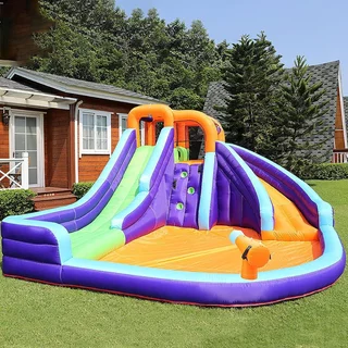 Inflatable Bounce House AirMyFun Double Slide 83006