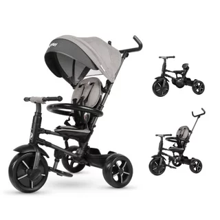 Children’s Tricycle w/ Push Handle QPlay Rito Star - Grey