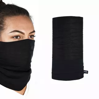 Universal Multi-Functional Neck Warmer Oxford Snug - Black - Black