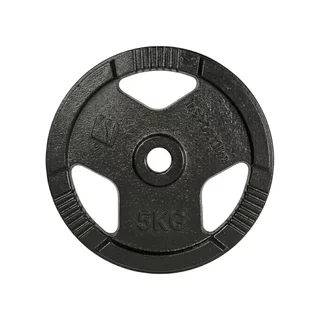 Cast Iron Weight Plate inSPORTline Hamerton Black 5 kg, 30 mm