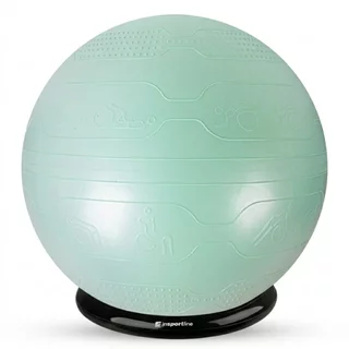 Exercise Ball inSPORTline Stretch Ball 65 cm w/ BallBase - Mint