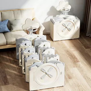 Plastic Playpen inSPORTline Bufalino 10+2 127 x 160 x 64 cm