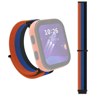 Replacement Strap for Children’s Smart Watch inSPORTline Cubbio - Black-Blue-Orange