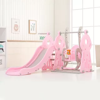 Children’s Slide w/ Swing & Basketball Hoop 4-in-1 inSPORTline Swingslide